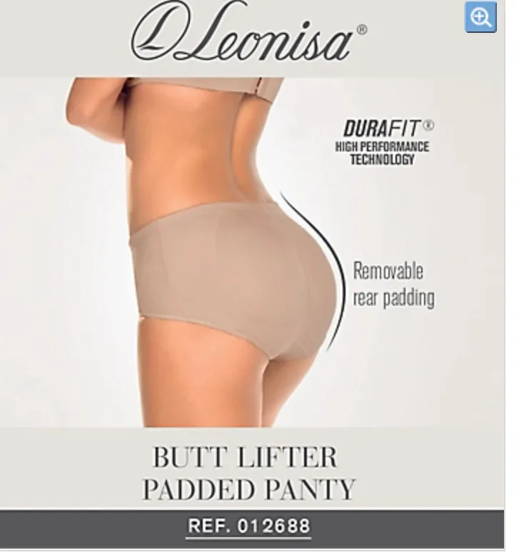 012688 LEONISA Panty Padded Butt Lift Magic Benefits