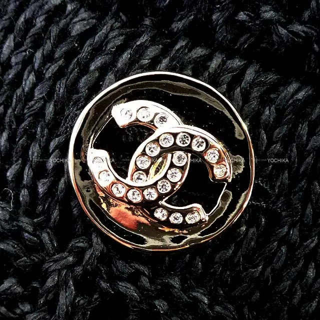 2024 NEW CHANEL One‐piece dress Coco button With pocket Long dress Noir (Black) Viscose/Papier 34