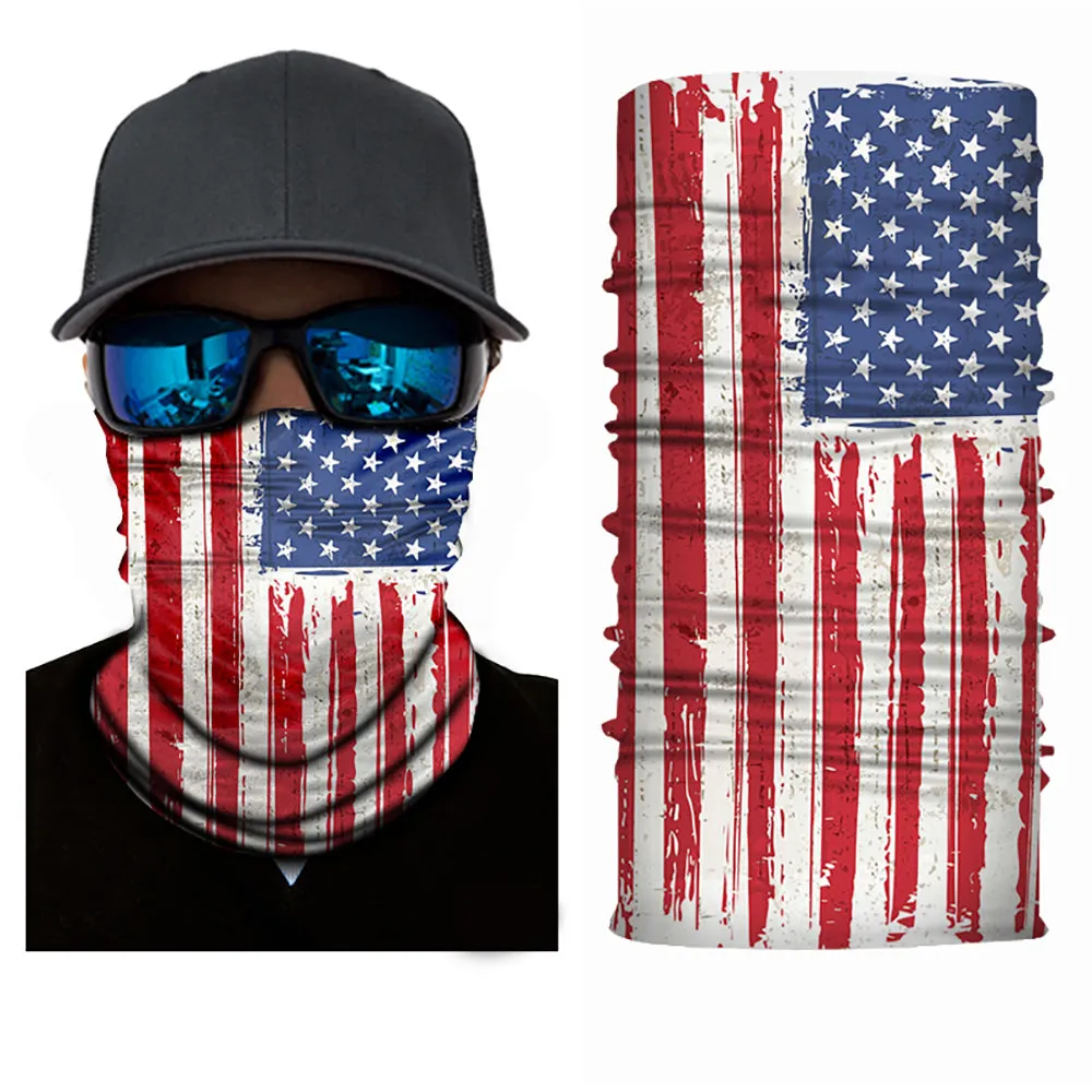 6 Pack Neck Gaiter Tubular Bandana Balaclava Mask