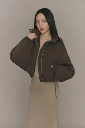 高領極暖90%白鴨絨外套<br>High-Neck Puffer Jacket