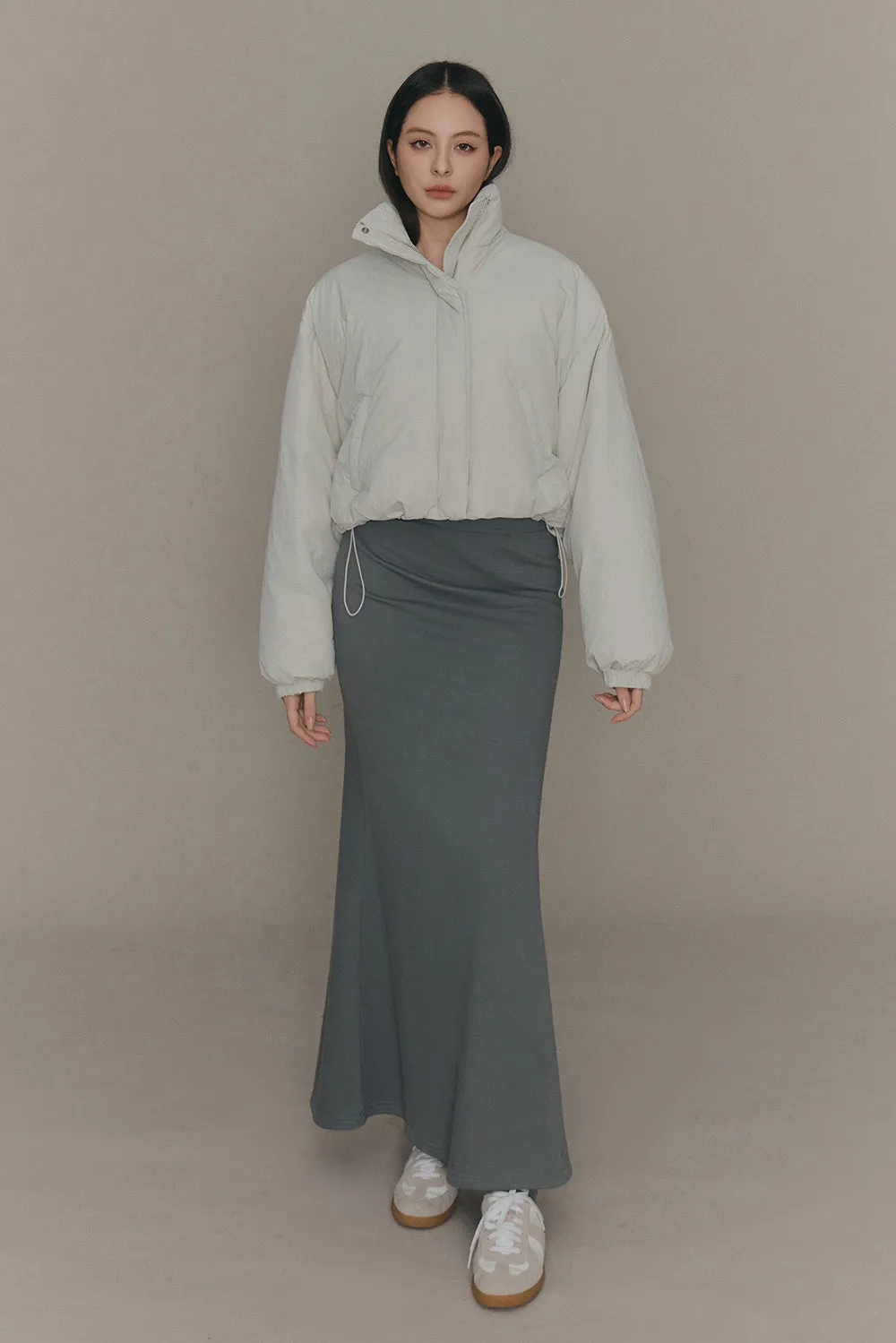 高領極暖90%白鴨絨外套<br>High-Neck Puffer Jacket