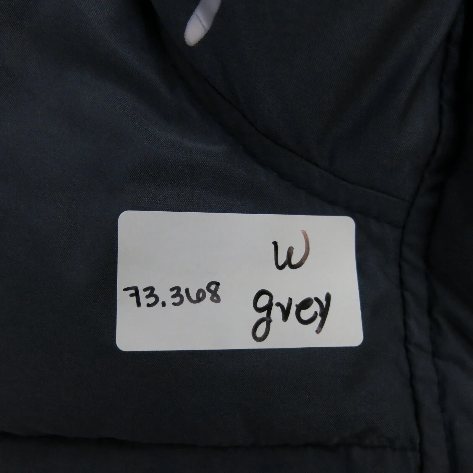 Abercrombie & Fitch Vest Women Large Gray Sleeveless Full Zip Down Puffer Jacket