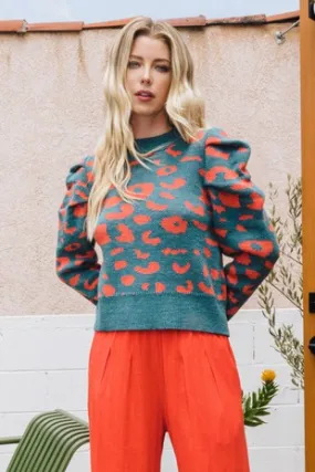 Animal Print Sweater