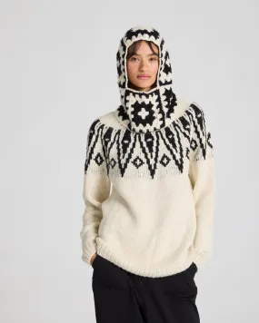 Balaclava Handmade Knit - Ecru