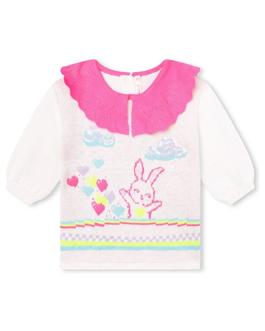 Billieblush Bunny Knit Sweater Dress