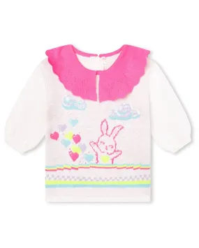 Billieblush Bunny Knit Sweater Dress