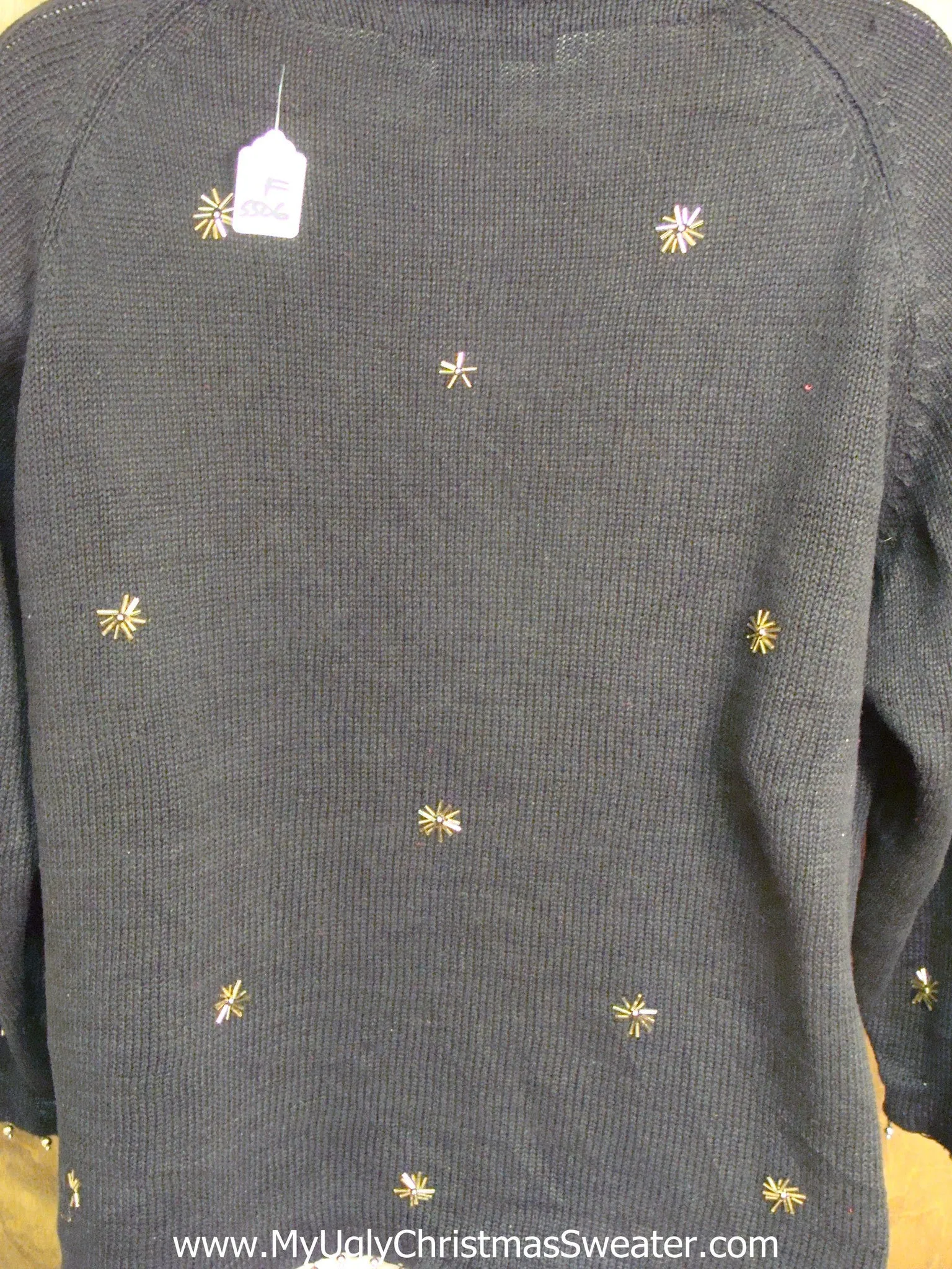 Bling Xmas Tree Funny Ugly Sweater for a Christmas Party