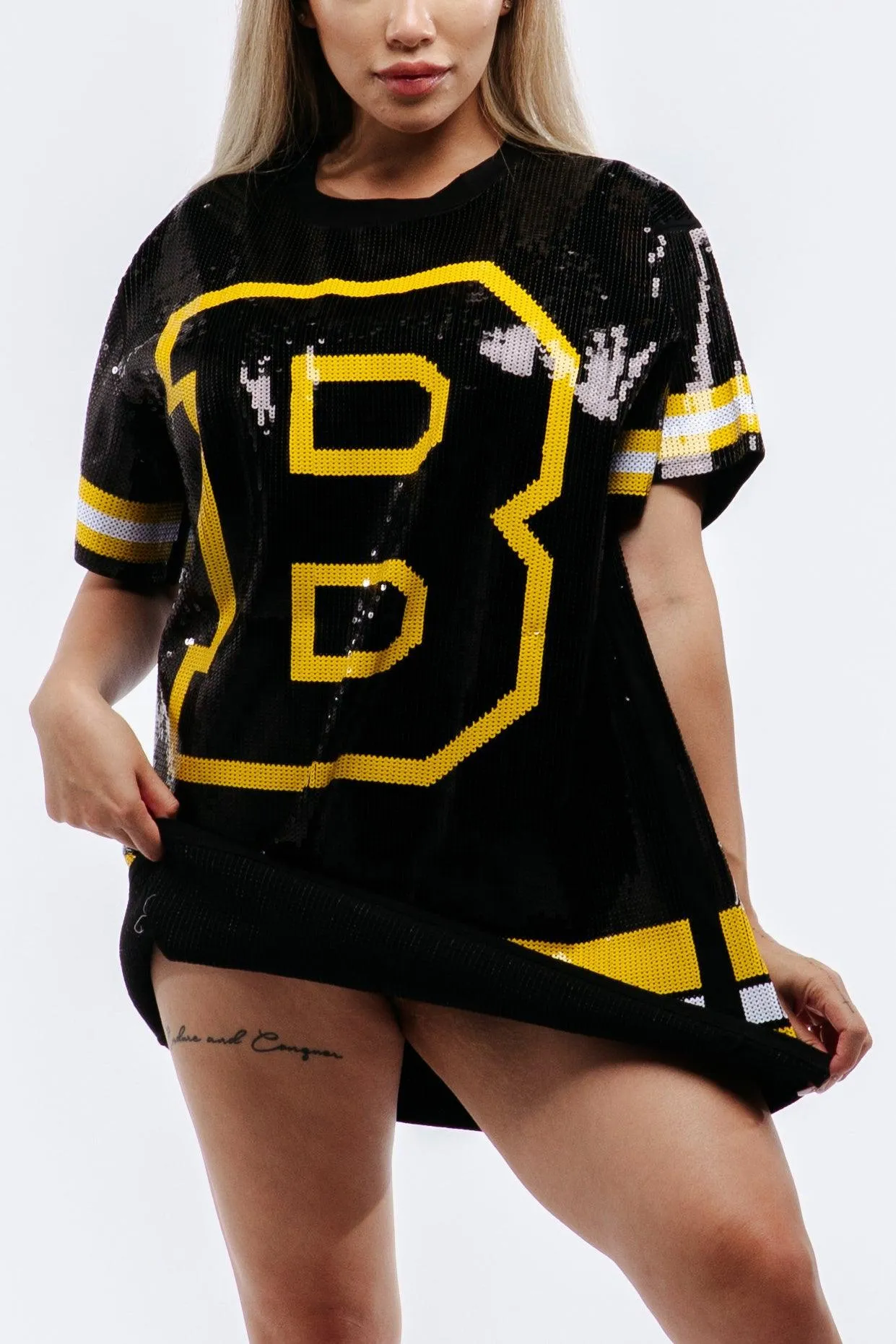 Boston Hockey Sequin Dress