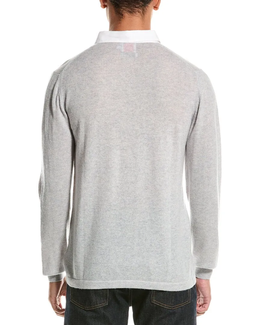 Brodie Cashmere Wool & Cashmere-Blend Rugby Shirt