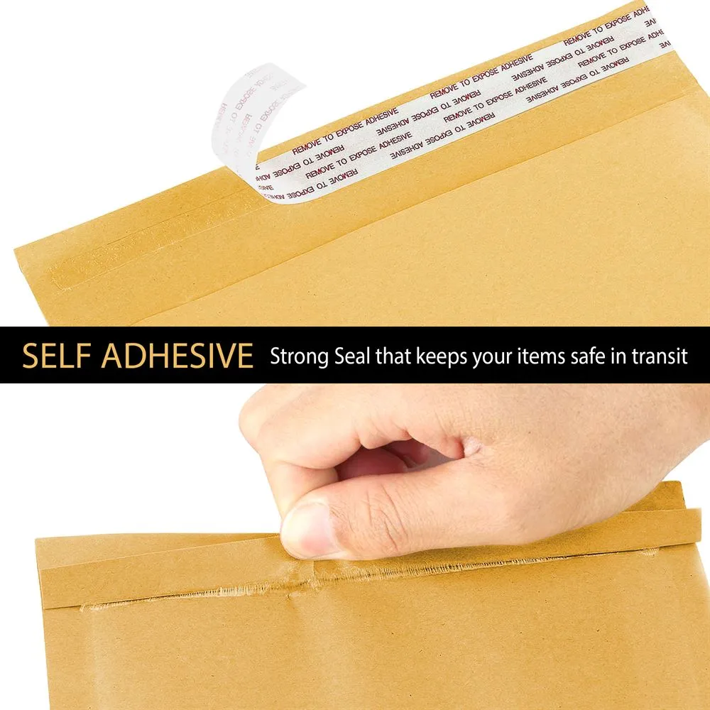 Bubble Envelope Mailer, Gold, 240mm x 335mm, All Pack