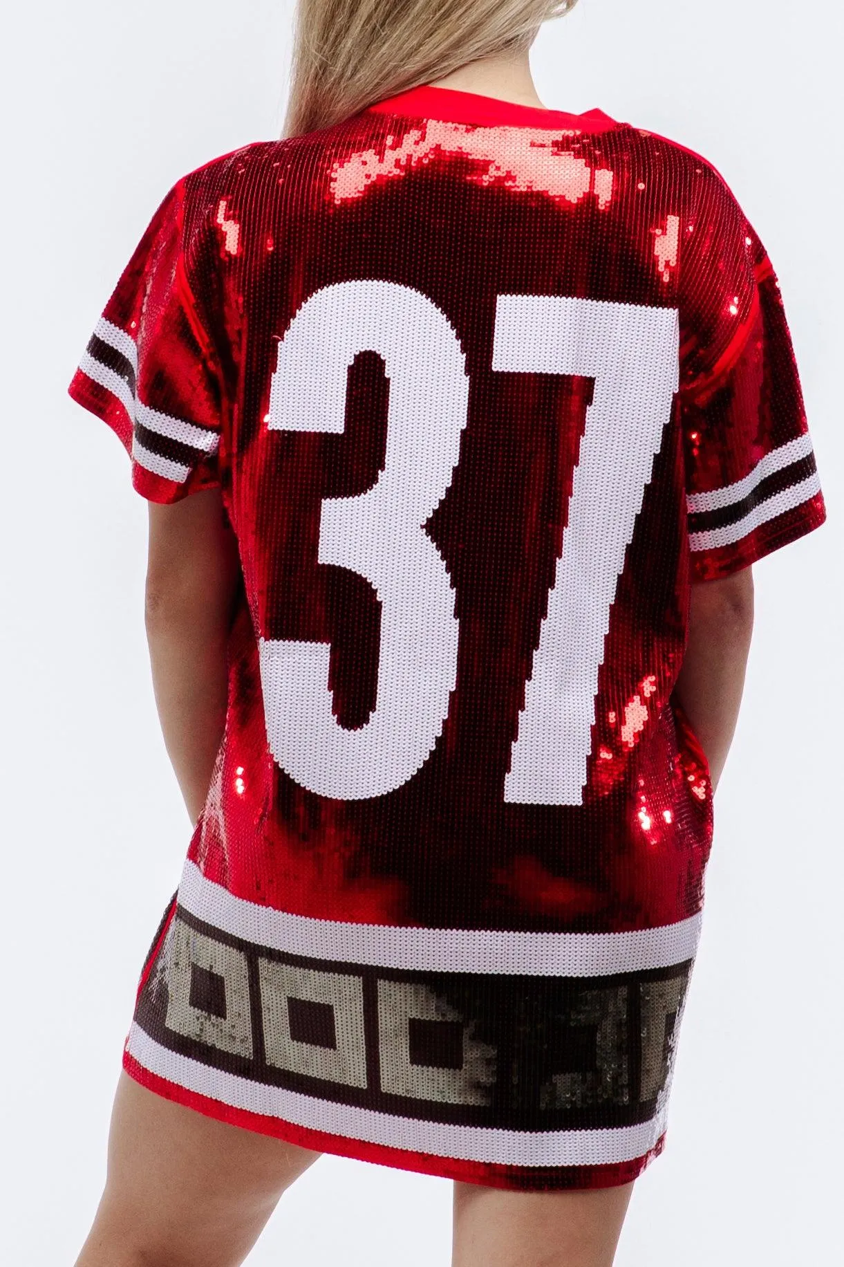 Carolina Hockey Sequin Dress