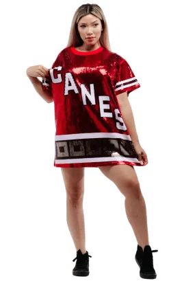 Carolina Hockey Sequin Dress