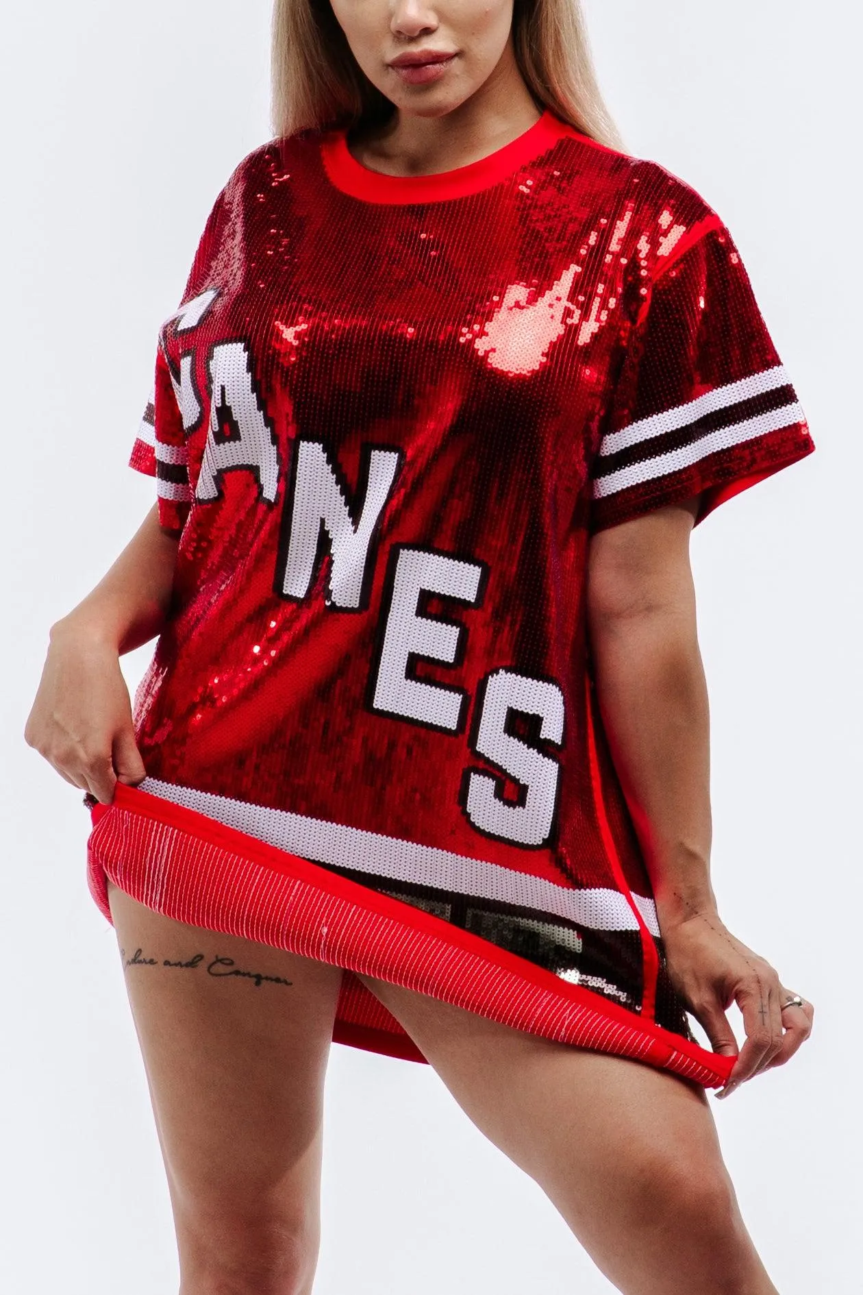 Carolina Hockey Sequin Dress