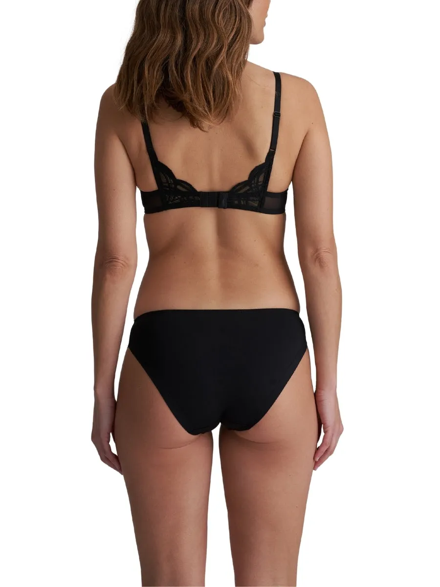 Cathia Padded Heartshape Bra - Black
