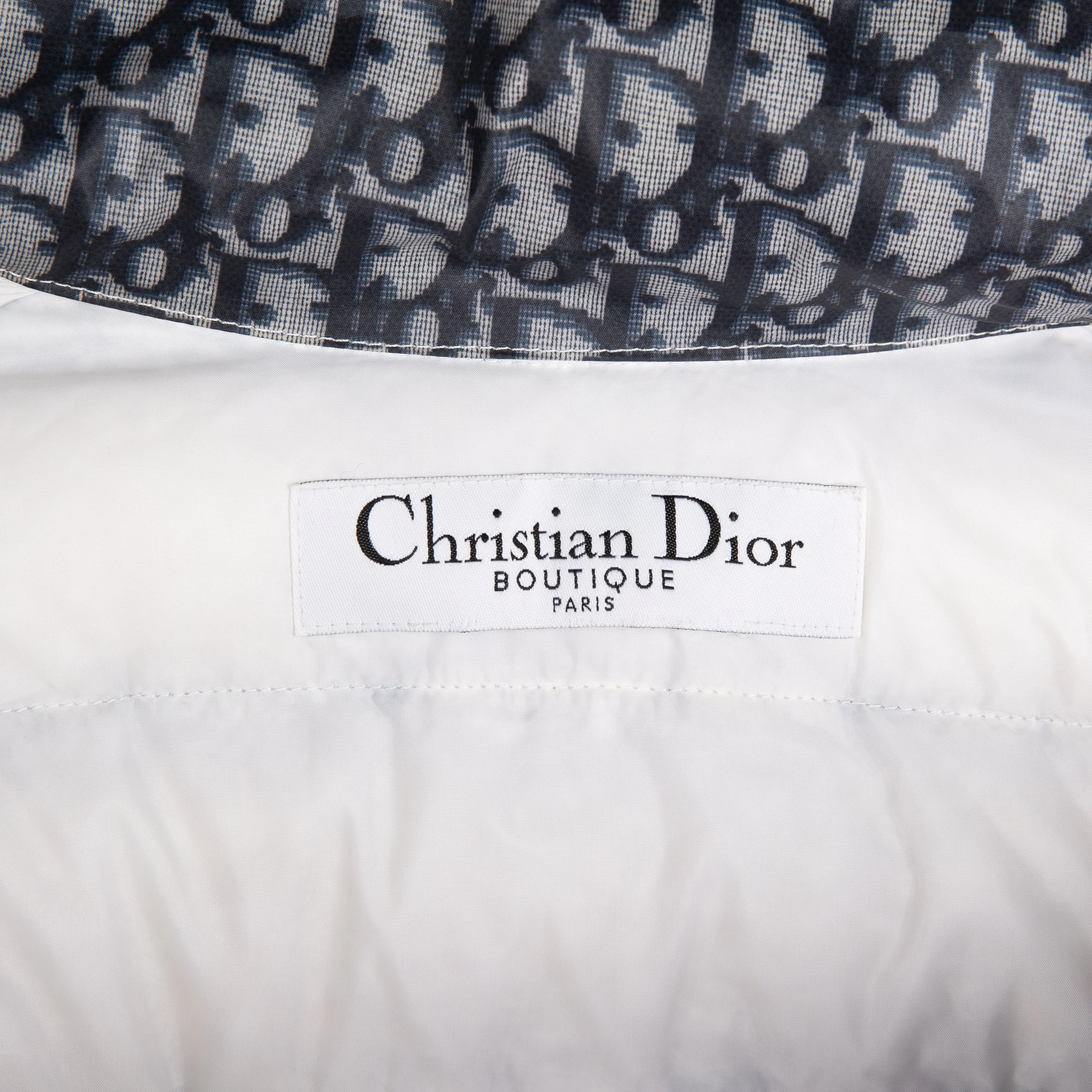 Christian Dior Navy Diorissimo Puffer Jacket