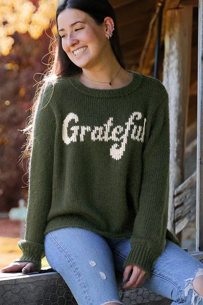 Clearance - Wooden Ships - Sweater - Grateful - Black