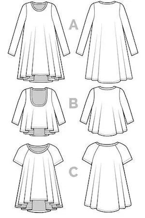 Closet Core - Ebony T-Shirt Dress