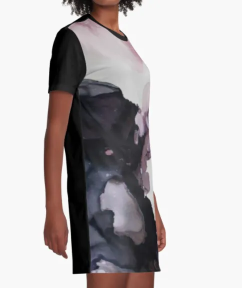Cowgirl Kim Dancing Ink Tee Dress - Small Only