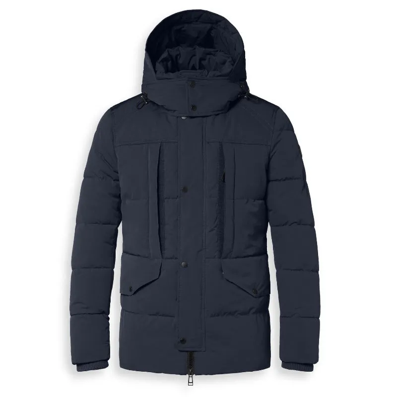 Donkerblauwe jacket Langdon