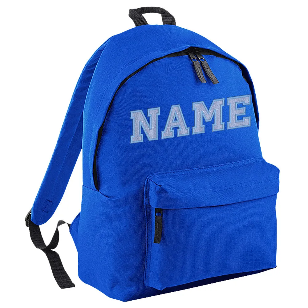Embroidered Rucksack - Elaborate Text
