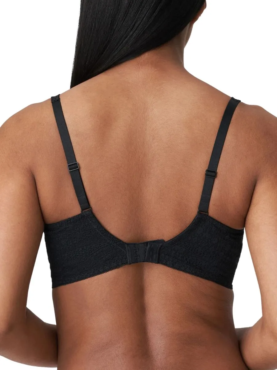 Epirus Padded Balcony Bra - Black