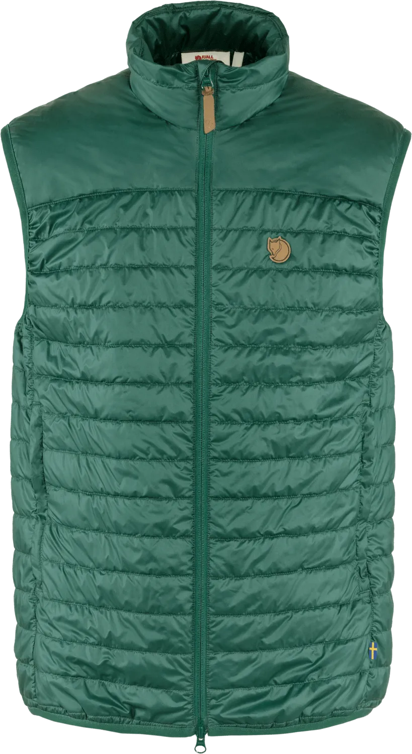 Fjällräven Men&#x27;s Abisko Padded Vest Arctic Green | Buy Fjällräven Men&#x27;s Abisko Padded Vest Arctic Green here | Outnorth