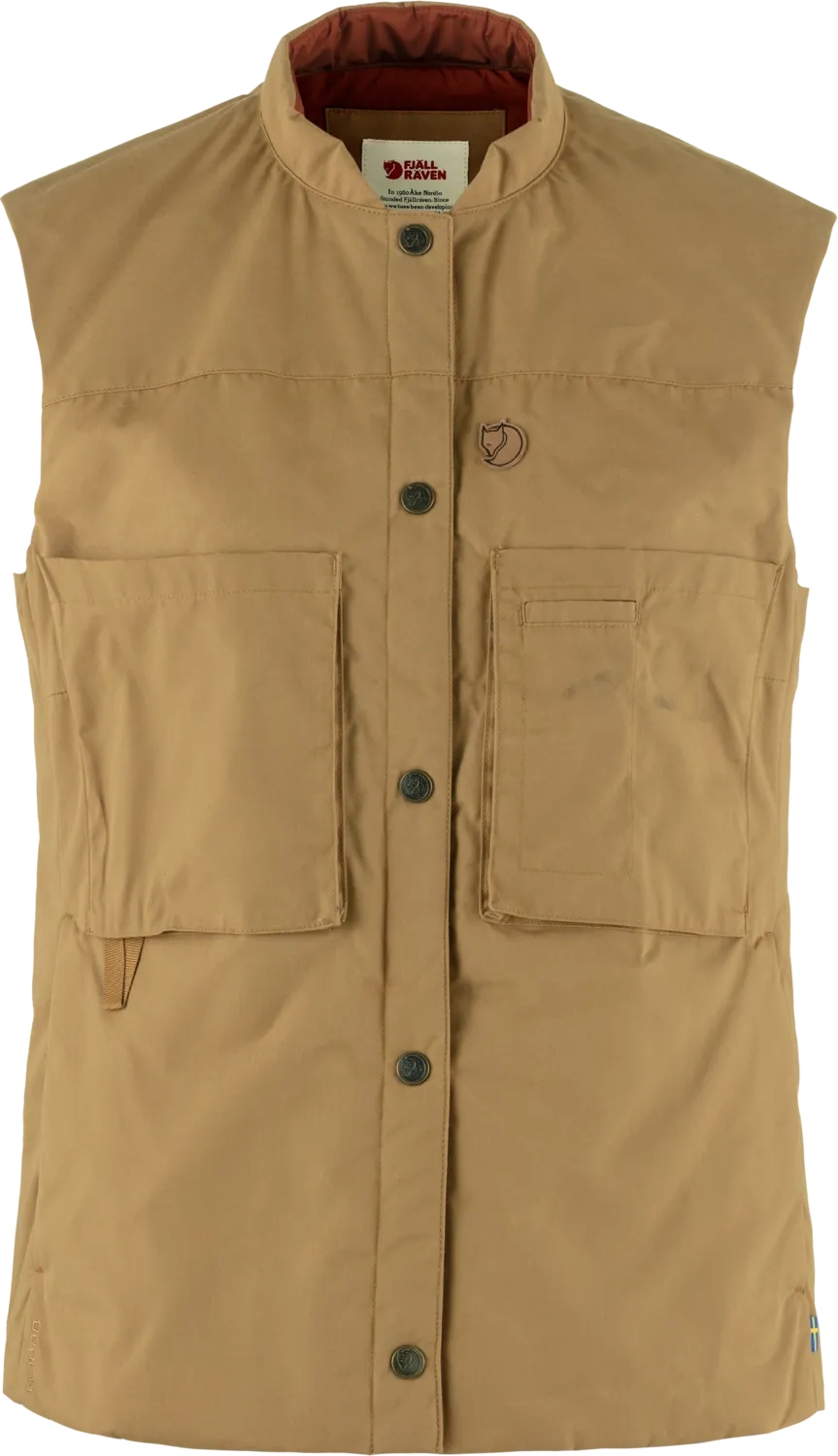 Fjällräven Women&#x27;s Singi Padded Vest Buckwheat Brown | Buy Fjällräven Women&#x27;s Singi Padded Vest Buckwheat Brown here | Outnorth