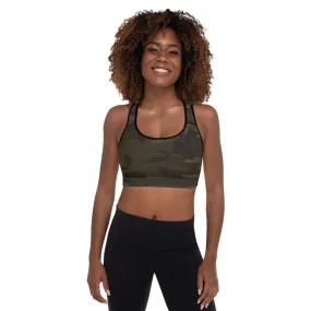Freedom Padded Bra - Camo Army Green