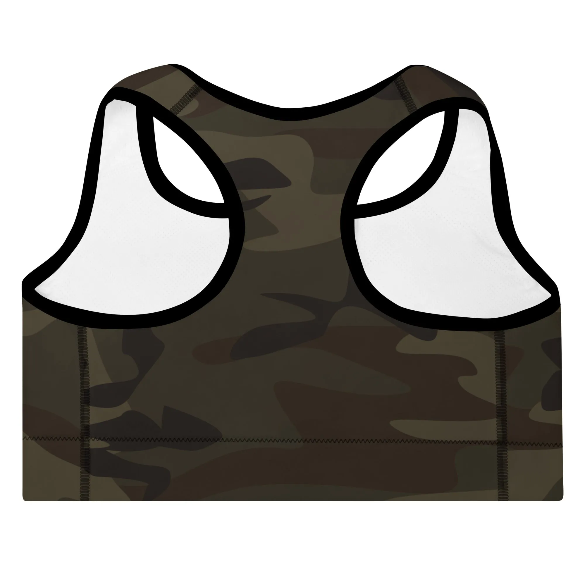 Freedom Padded Bra - Camo Army Green