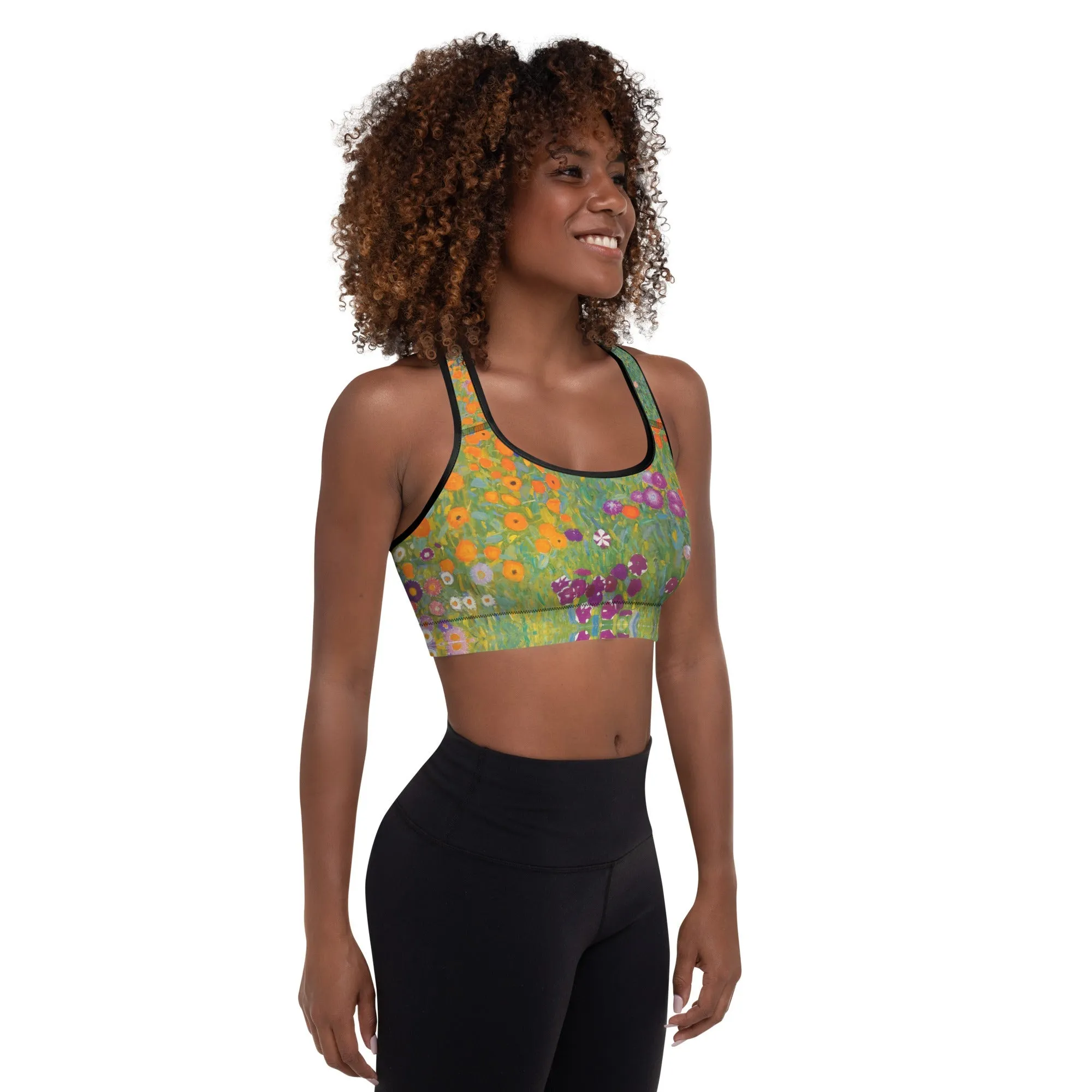 Freedom Padded Bra – Gustav Klimt's Flowers