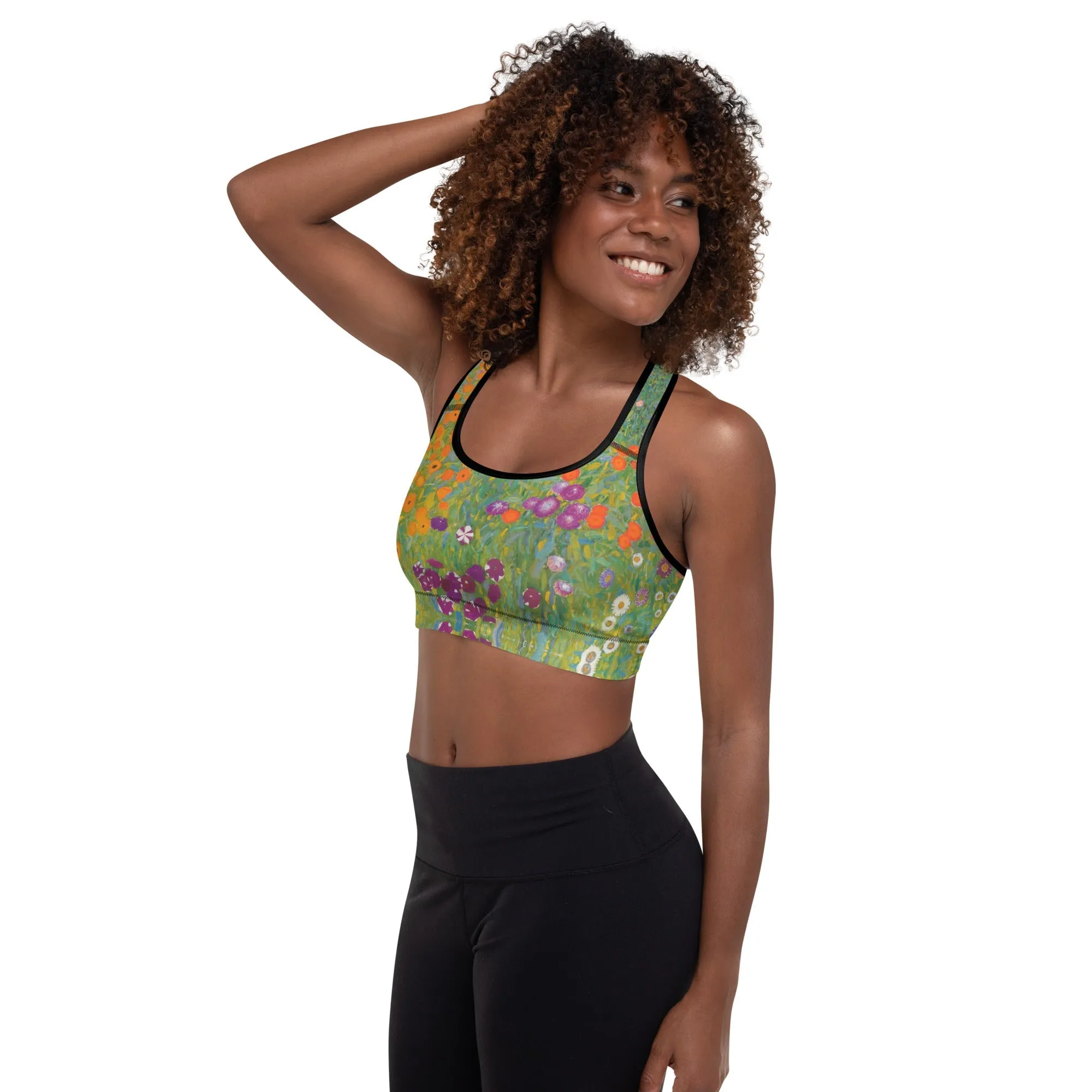 Freedom Padded Bra – Gustav Klimt's Flowers