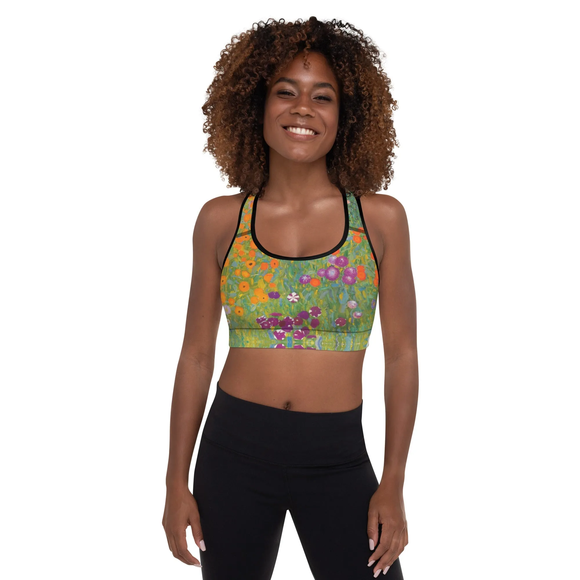 Freedom Padded Bra – Gustav Klimt's Flowers
