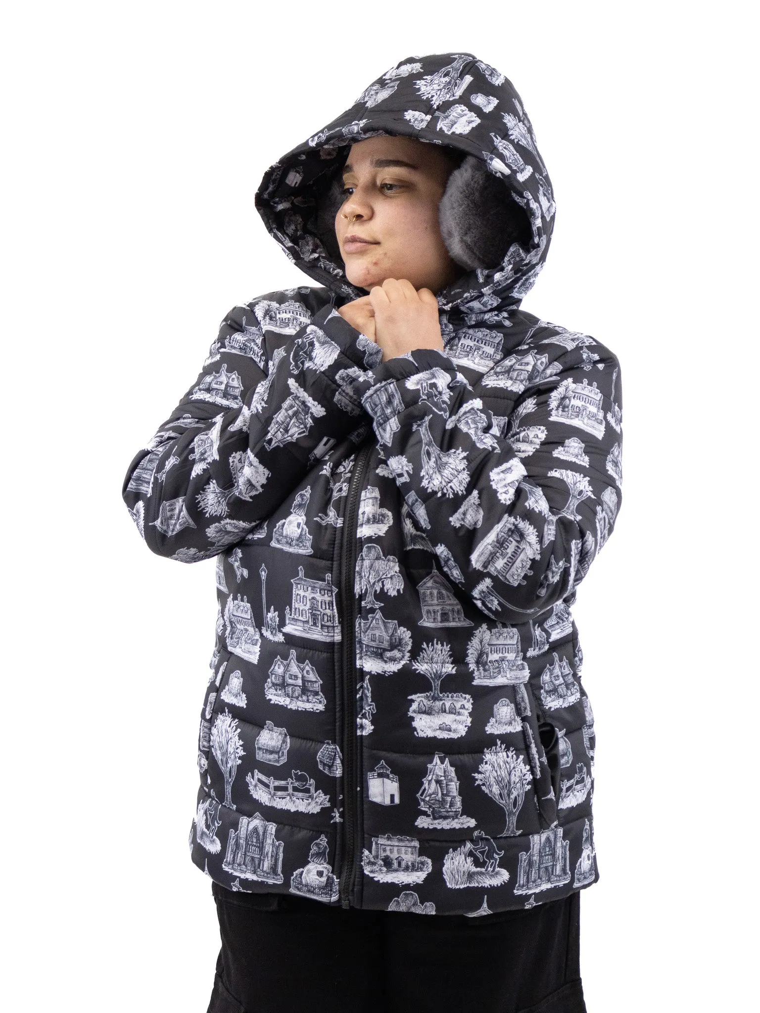 From Salem, With Love Puffer Jacket LIMITED EDITION BRETT MANNING COLLAB!