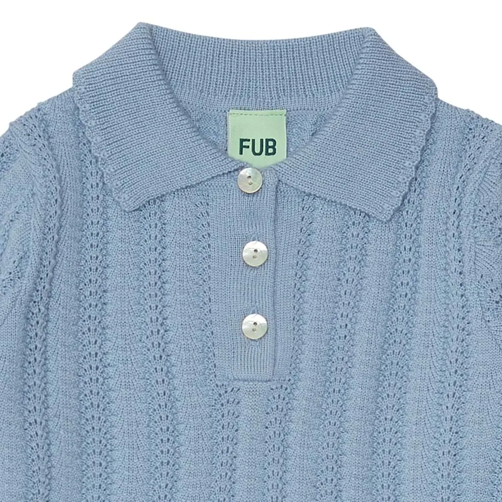 FUB Pointelle Dress, sky