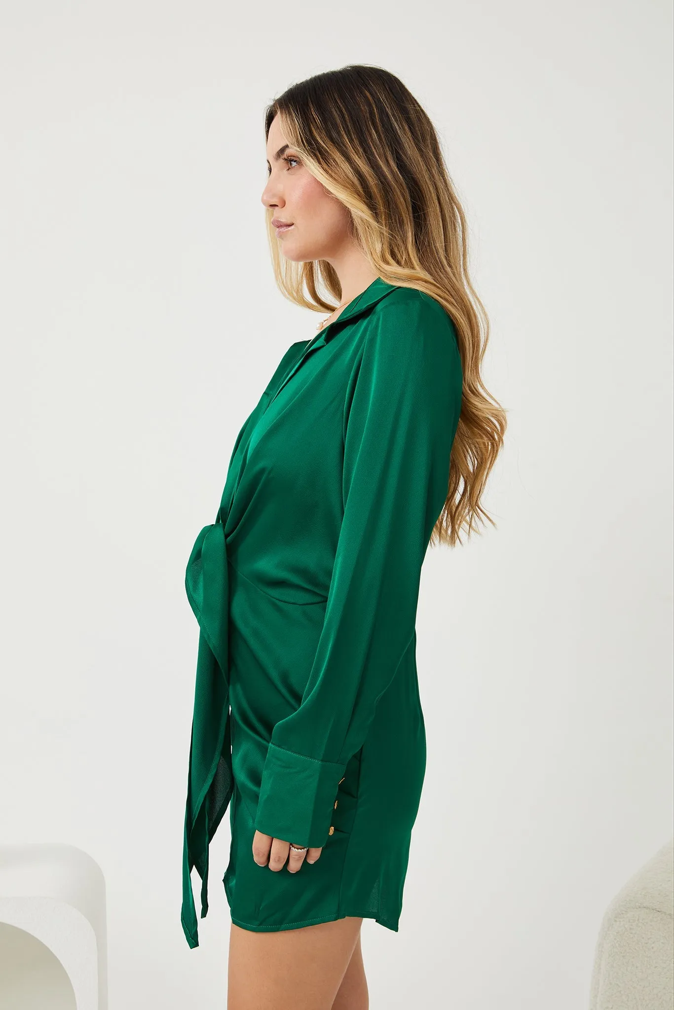 Genevie Dress - Green
