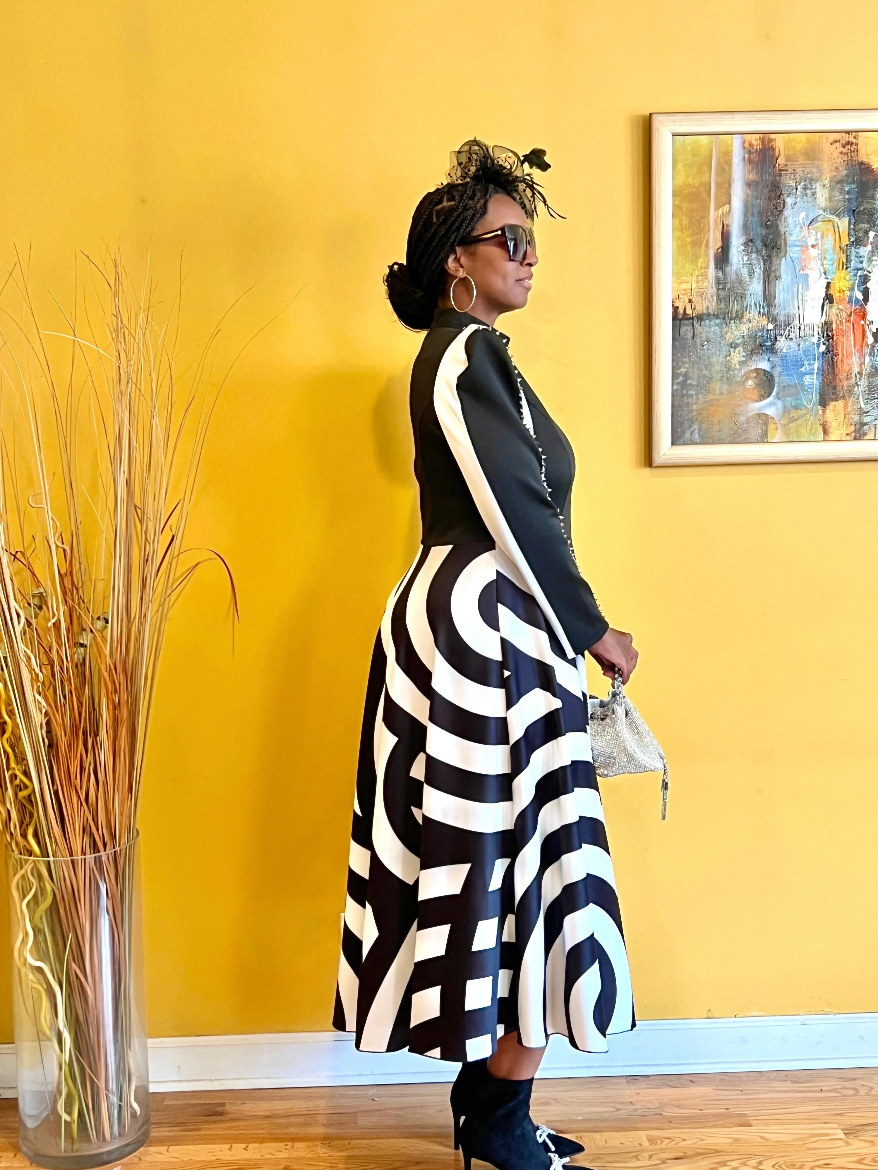 Geometric Elegance Jumpsuit