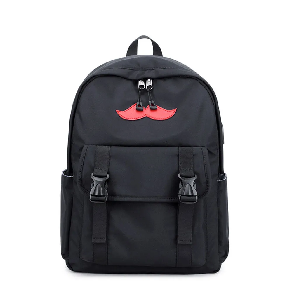 Girls USB Backpack for High School Ligthweight Bookbag Fits 14 Inches Laptop USB2214