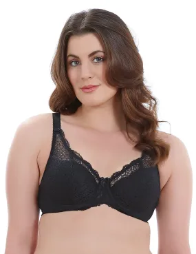 Goddess Michelle GD5000 Black Underwire Padded Banded Bra
