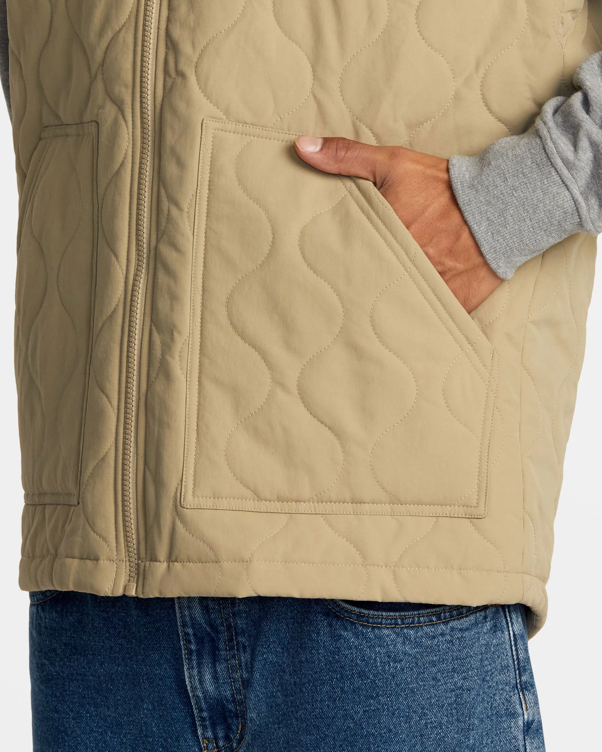 Grant Hooded Puffer Jacket - Khaki