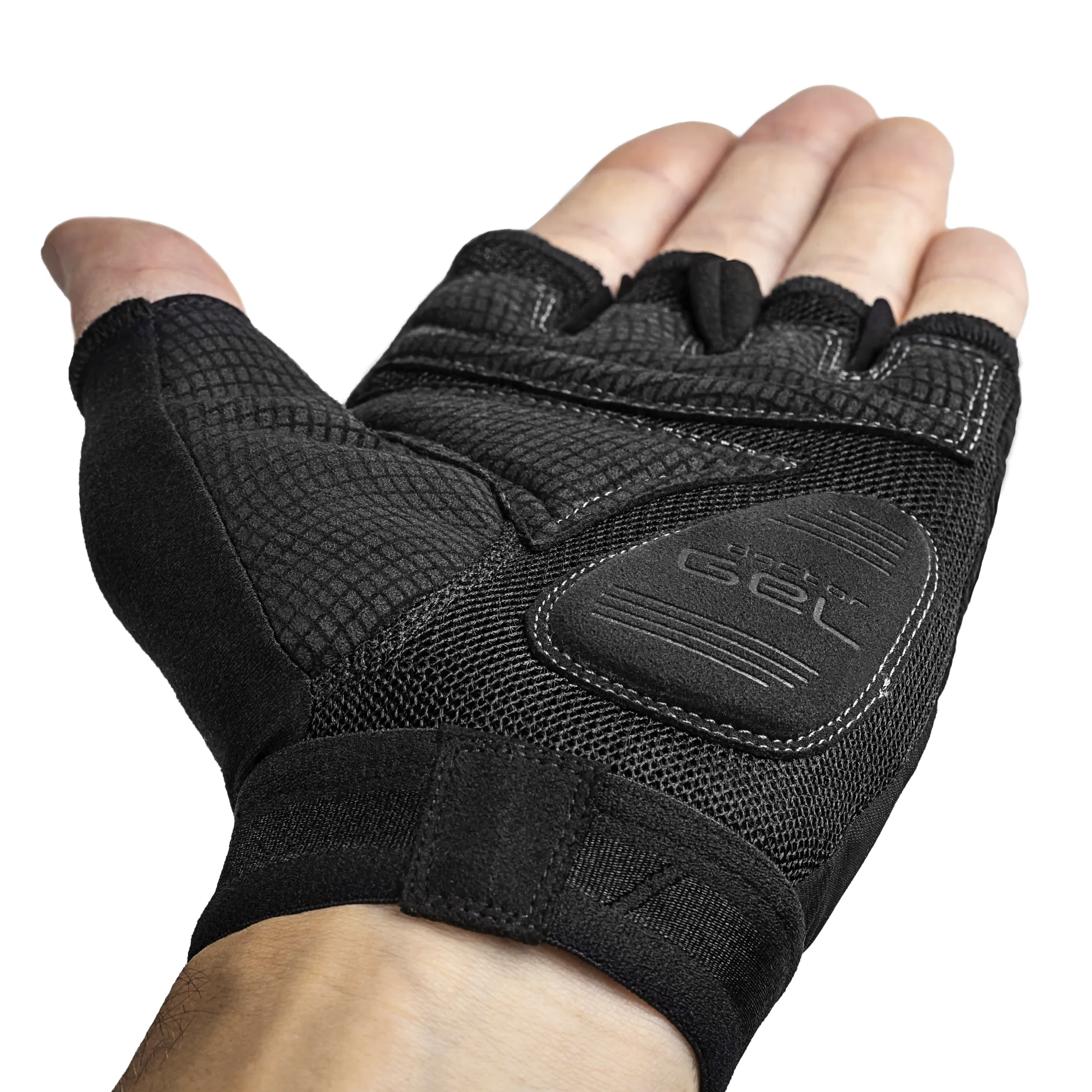Gripgrab World Cup Padded Short Finger Gloves 2 Black | Buy Gripgrab World Cup Padded Short Finger Gloves 2 Black here | Outnorth