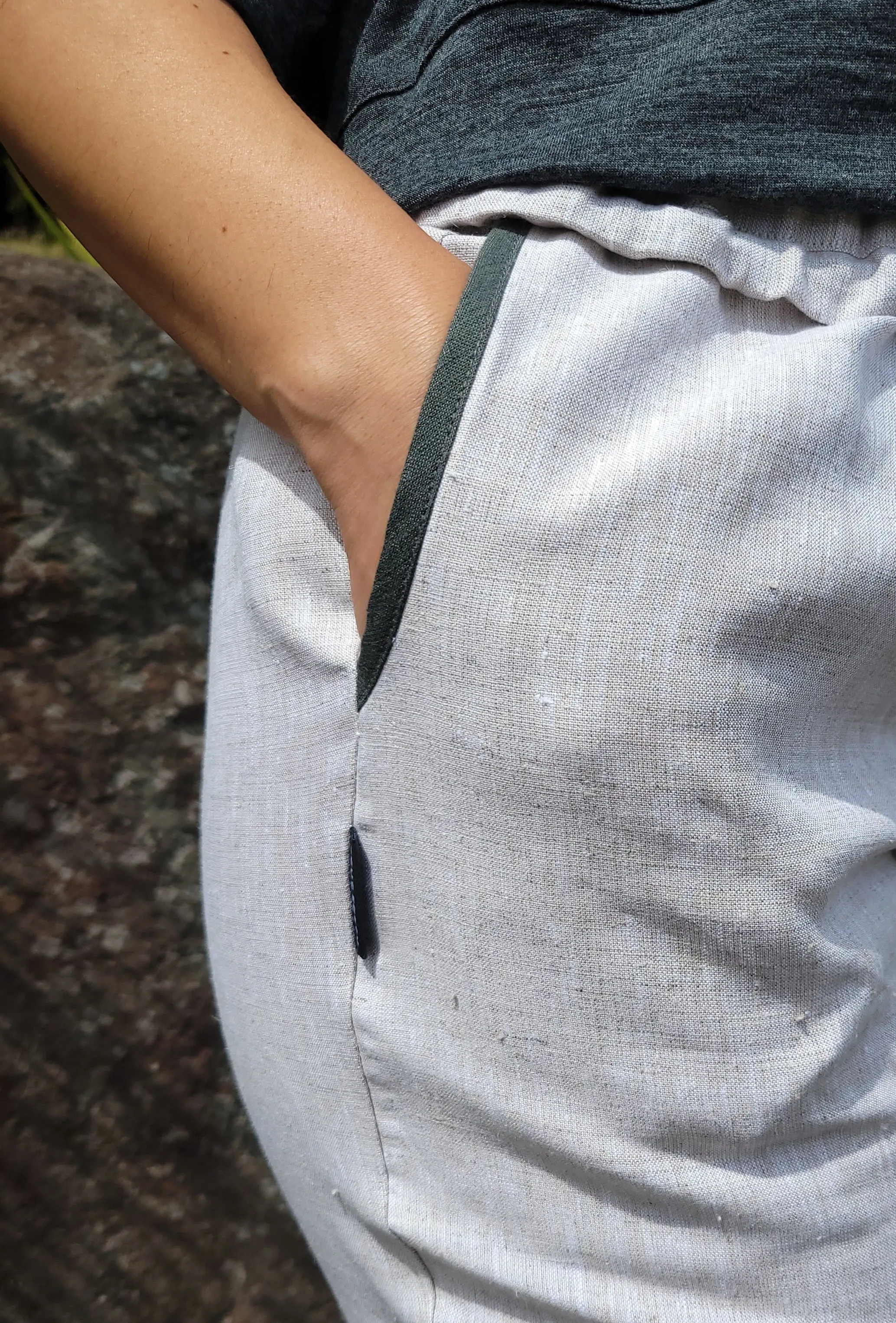 Hemp Pants - Oat