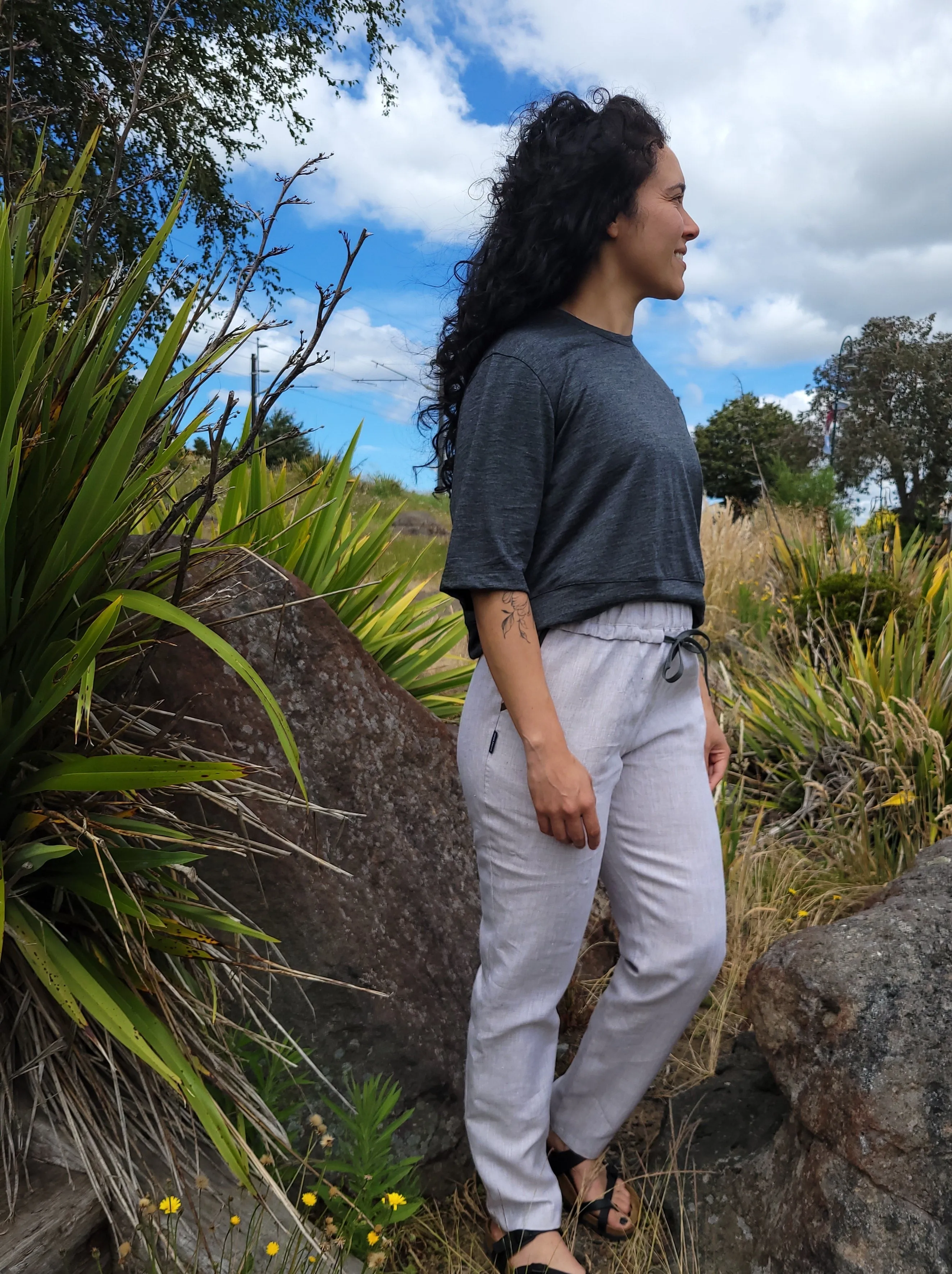 Hemp Pants - Oat
