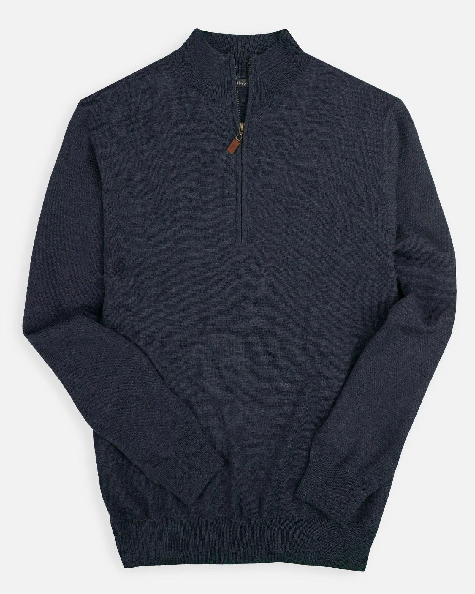 Italian Merino Quarter-Zip Sweater
