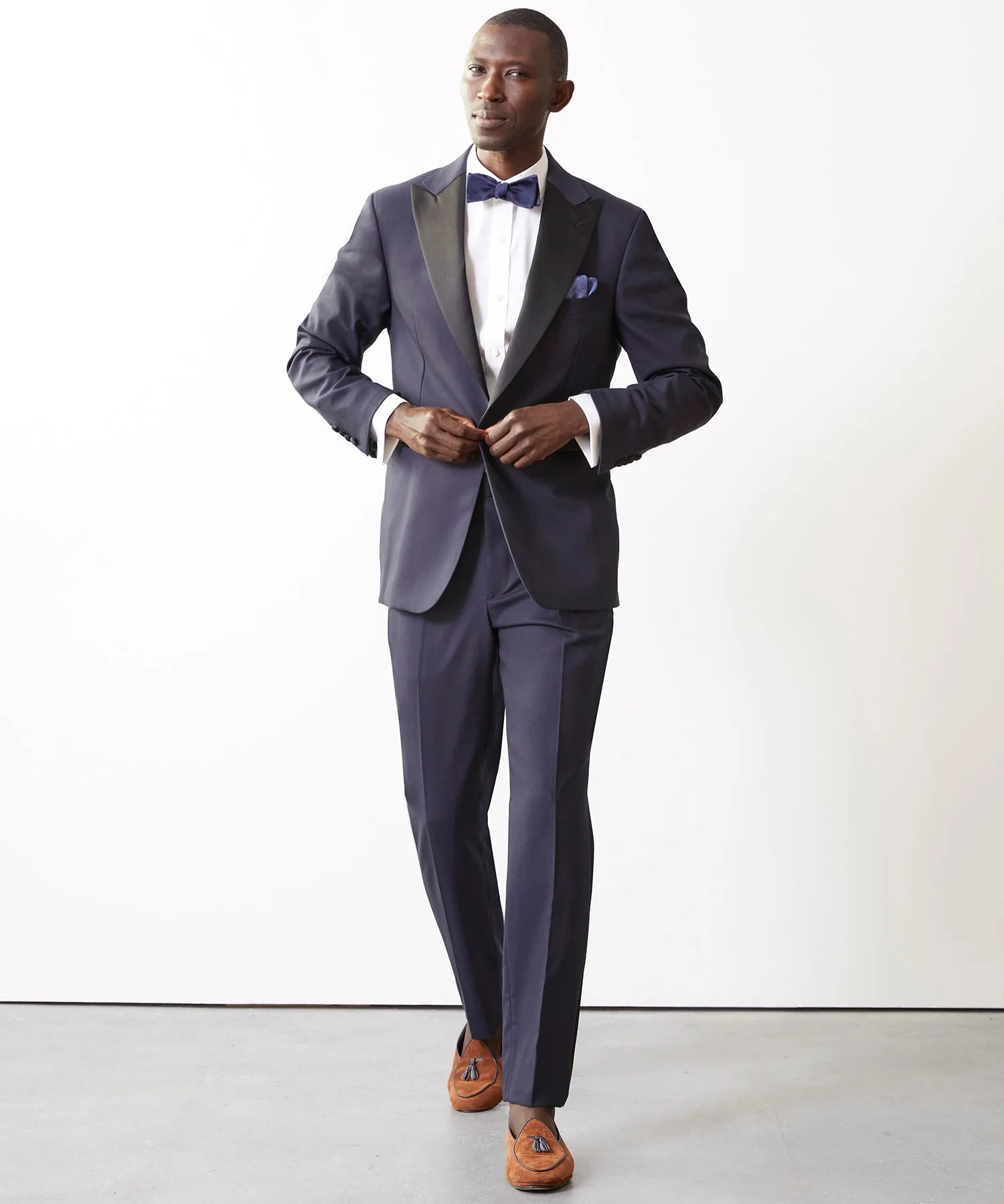 Italian Tuxedo Trouser in Navy