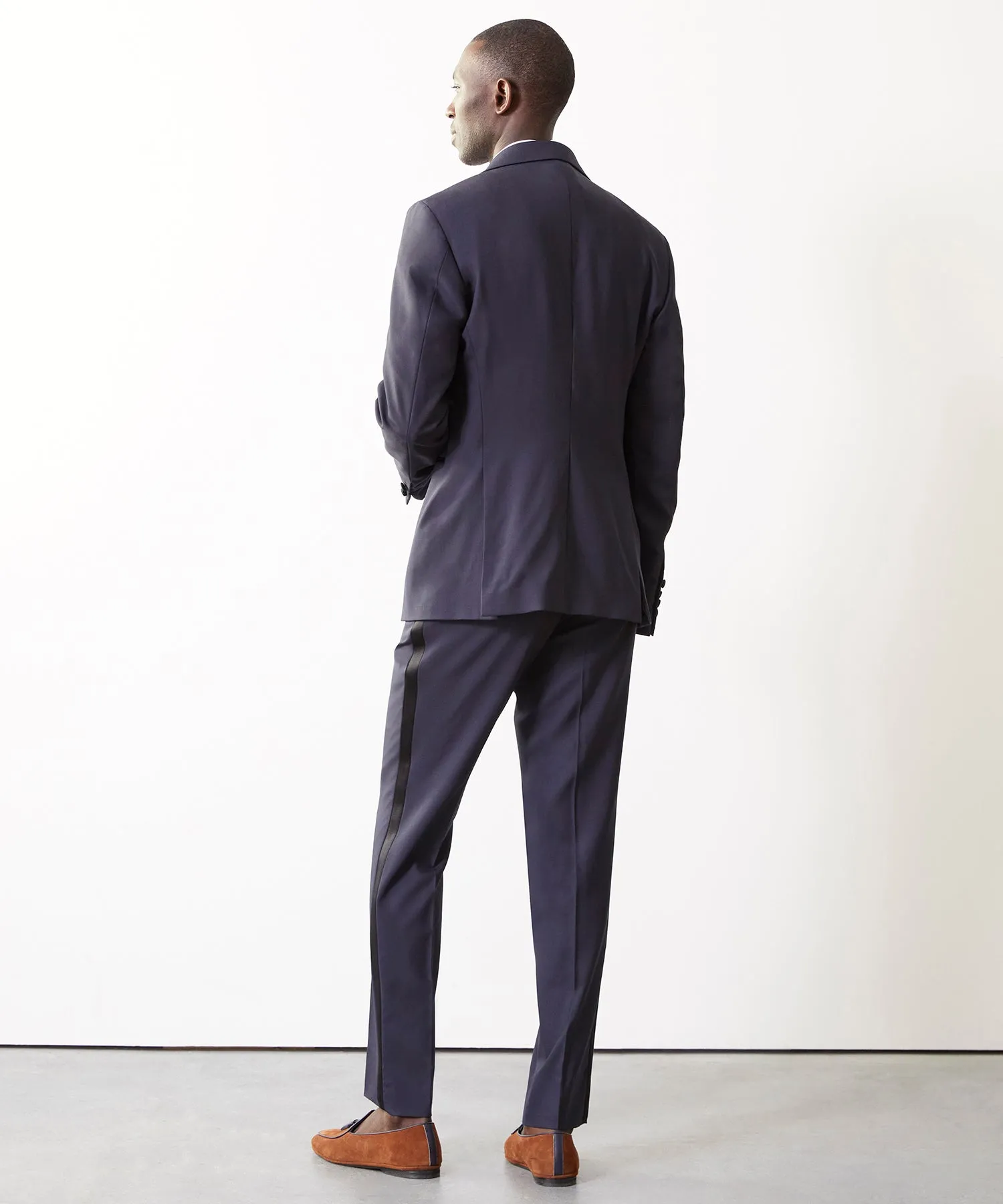 Italian Tuxedo Trouser in Navy