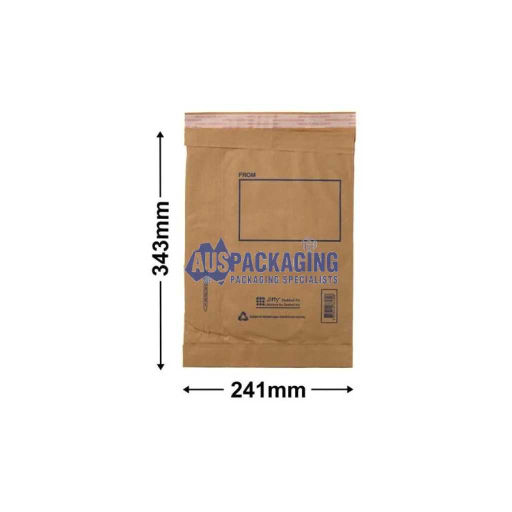 Jiffy Padded Mail Bag – 240X340mm (P4PD)