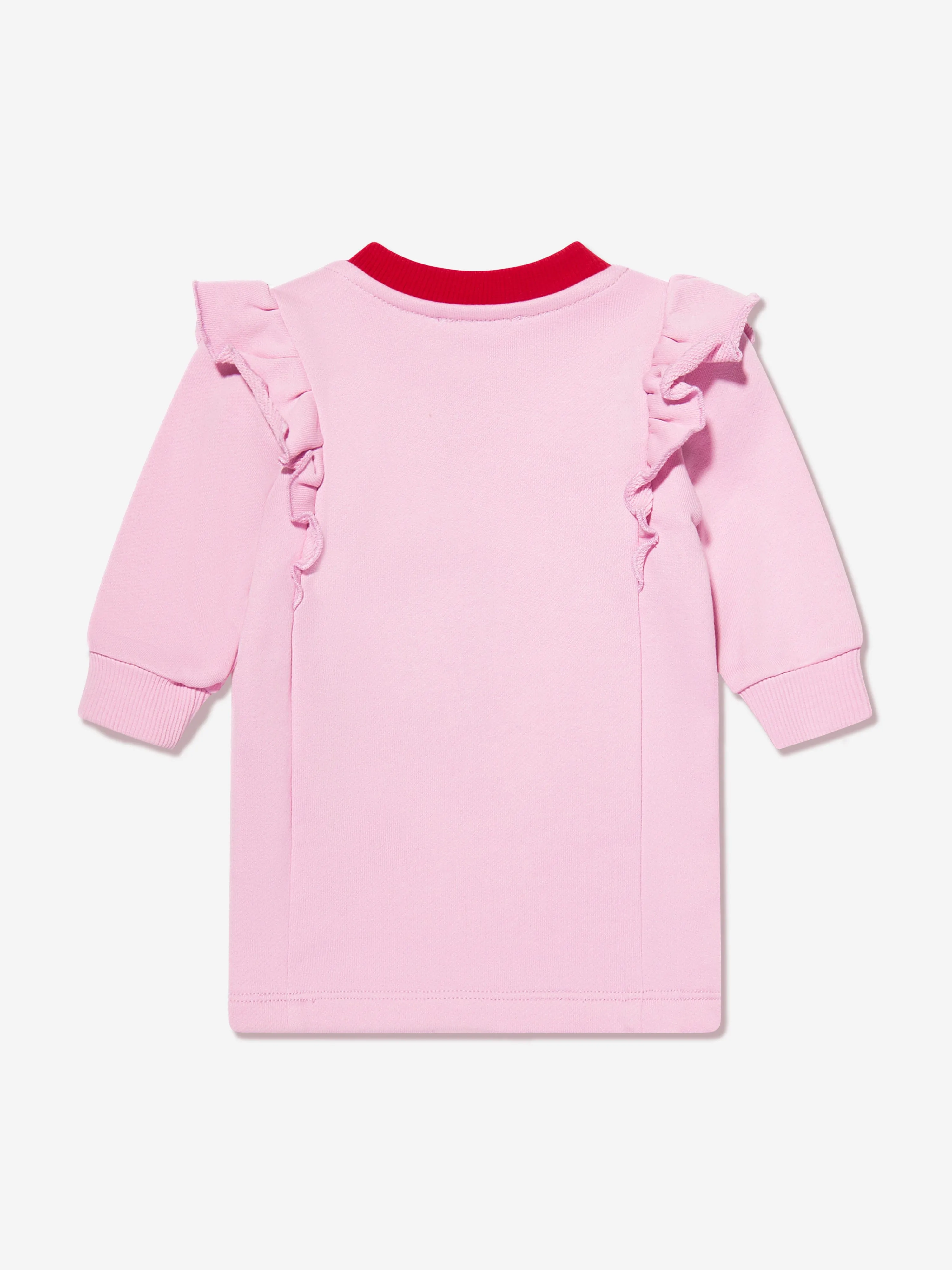 KENZO Baby Girls Frilly Sweater Dress in Pink