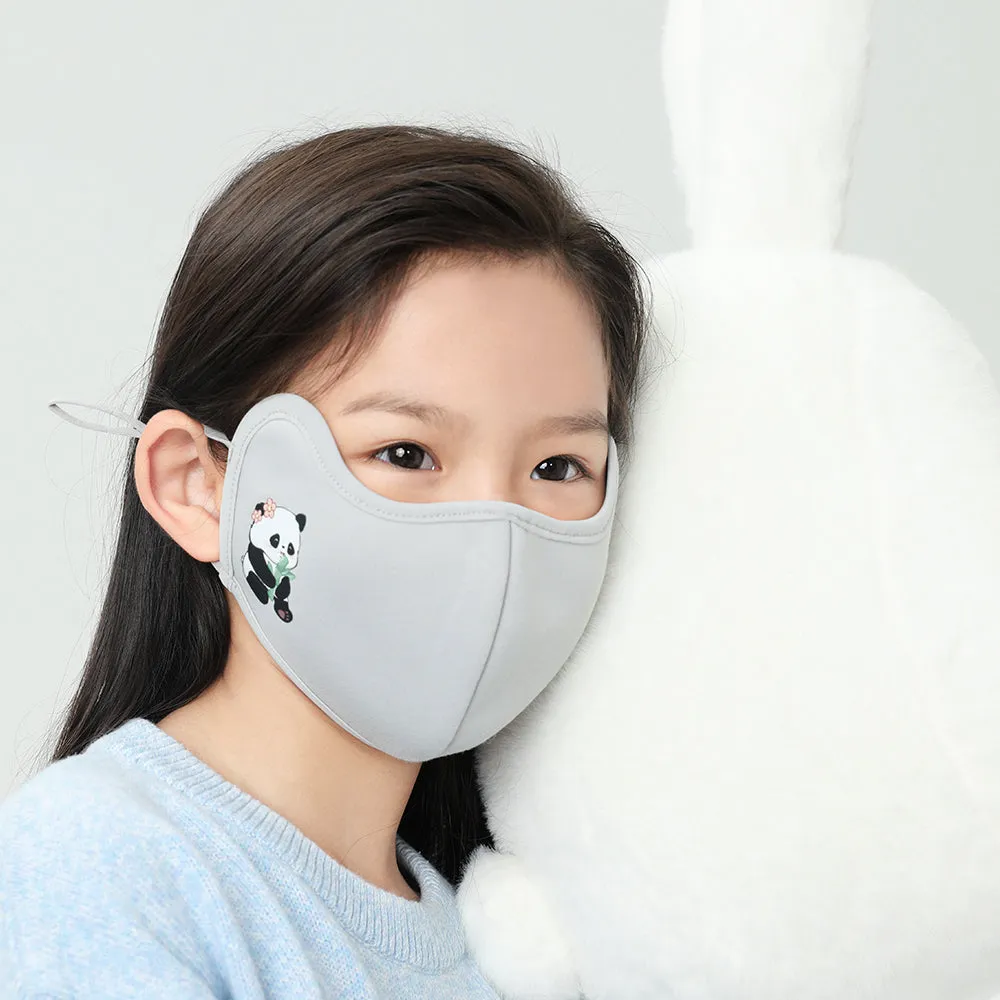 Kid's Warm Face Cover Soft Velvet Breathable Facemask
