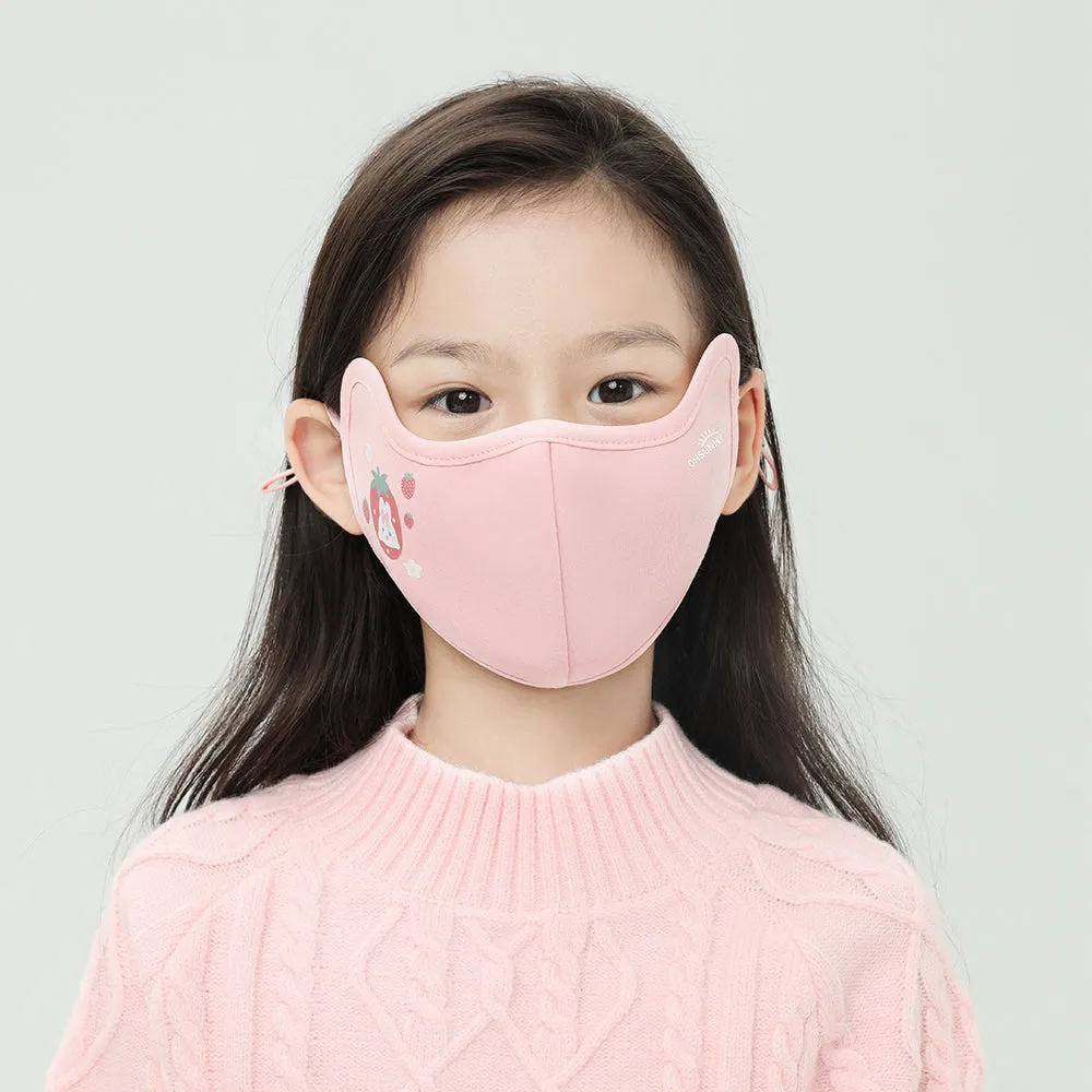 Kid's Warm Face Cover Soft Velvet Breathable Facemask