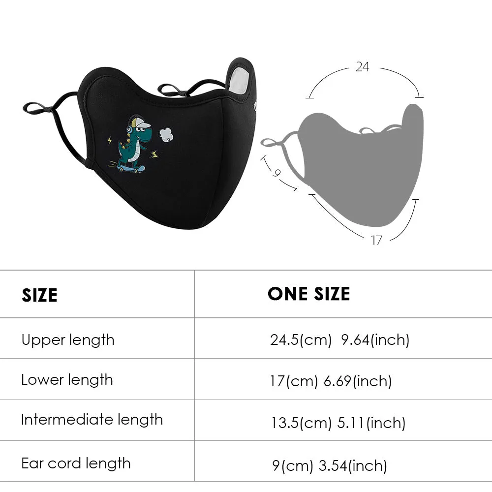 Kid's Warm Face Cover Soft Velvet Breathable Facemask